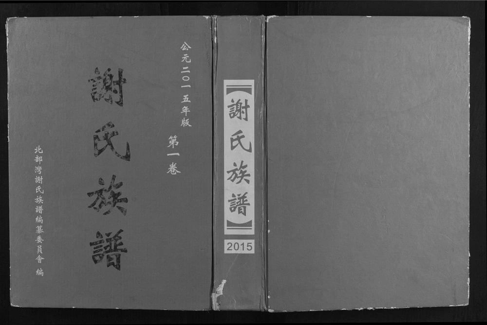图片[1]-广西钦州灵山县北部湾谢氏族谱电子版PDF下载-中华家谱网