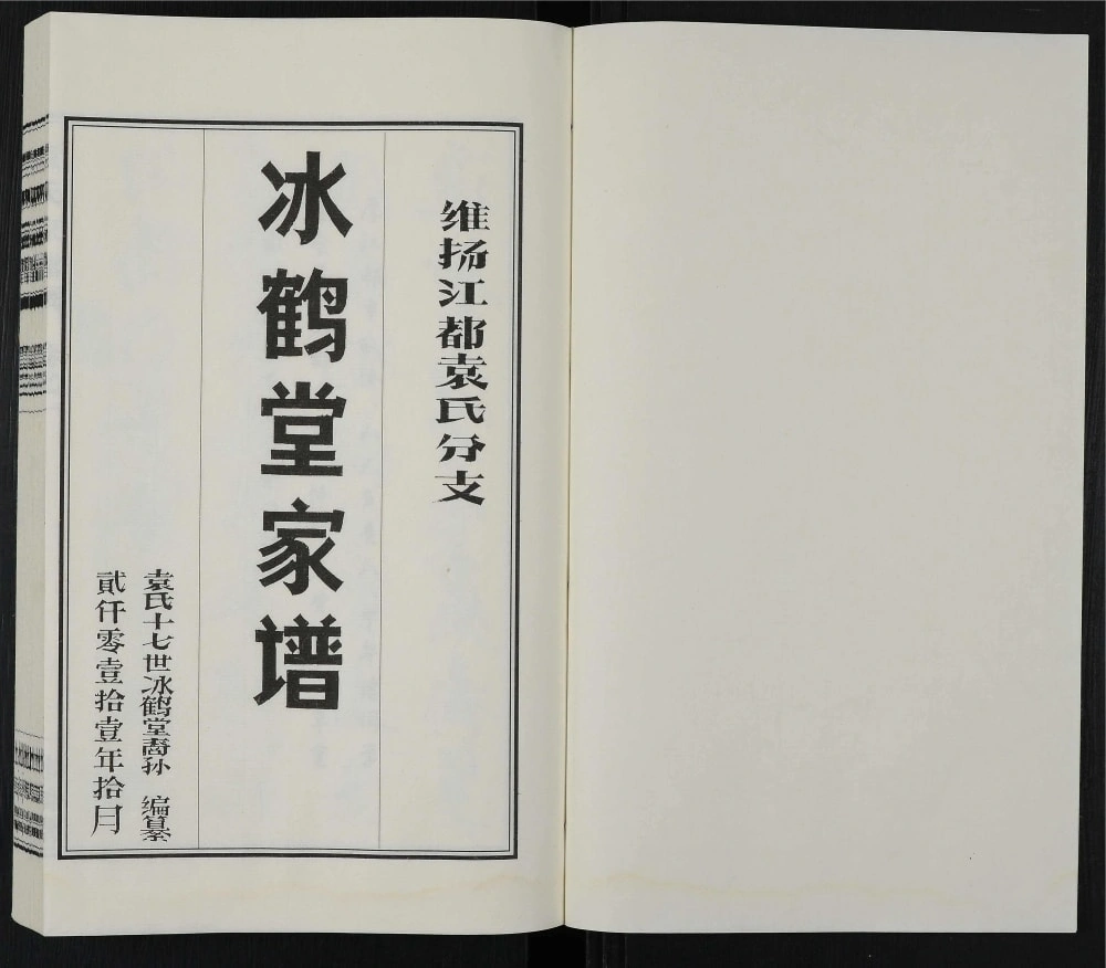 图片[2]-江苏扬州维扬江都袁氏分支家谱（冰鹤堂）电子版PDF下载-中华家谱网