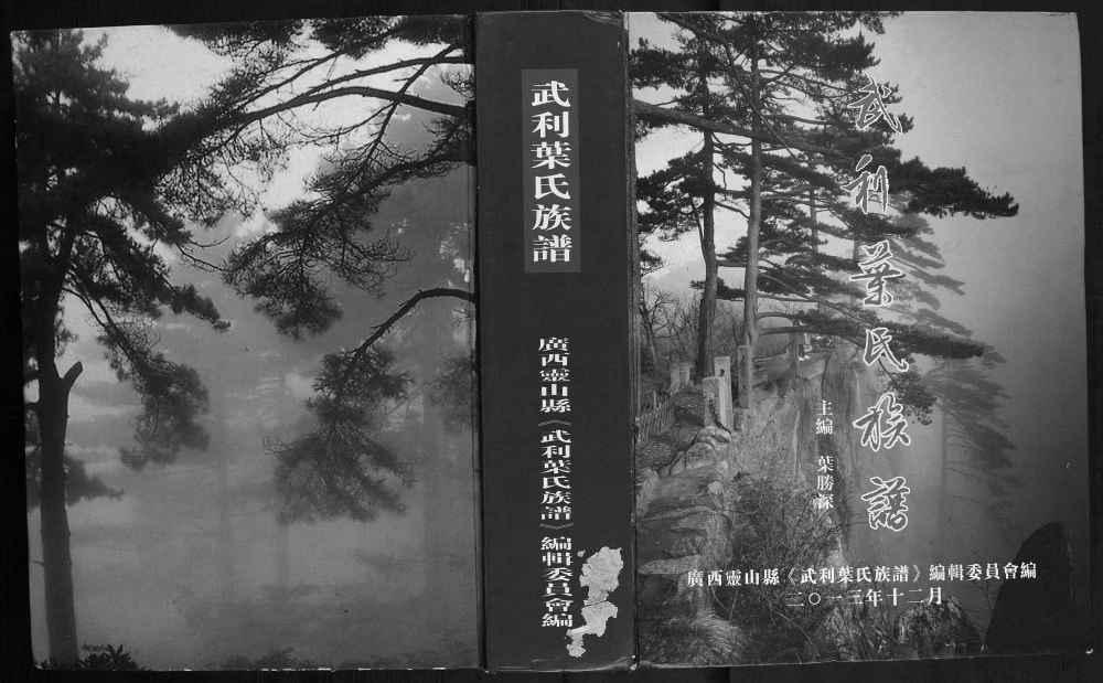 图片[1]-广西钦州灵山县武利叶氏族谱电子版PDF下载-中华家谱网