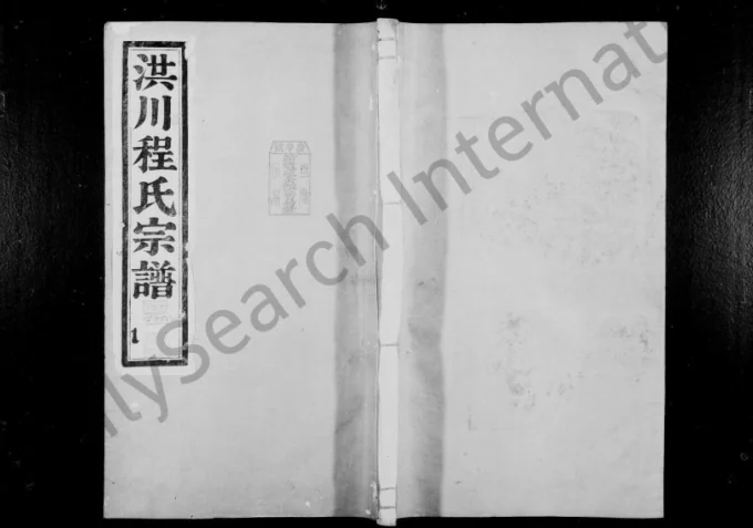 安徽宣城绩溪洪川程氏宗谱（敦睦堂）电子版PDF下载-中华家谱网