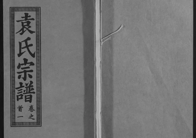 湖北武汉江夏区袁氏宗谱（卧雪堂）电子版PDF下载-中华家谱网