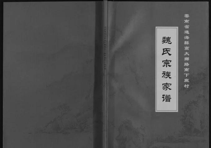 云南玉溪通海县高大乡路南下厂村魏氏宗族家谱-中华家谱网