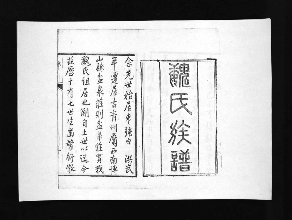 图片[2]-山东淄博博山区盆泉魏氏族谱电子版PDF下载-中华家谱网