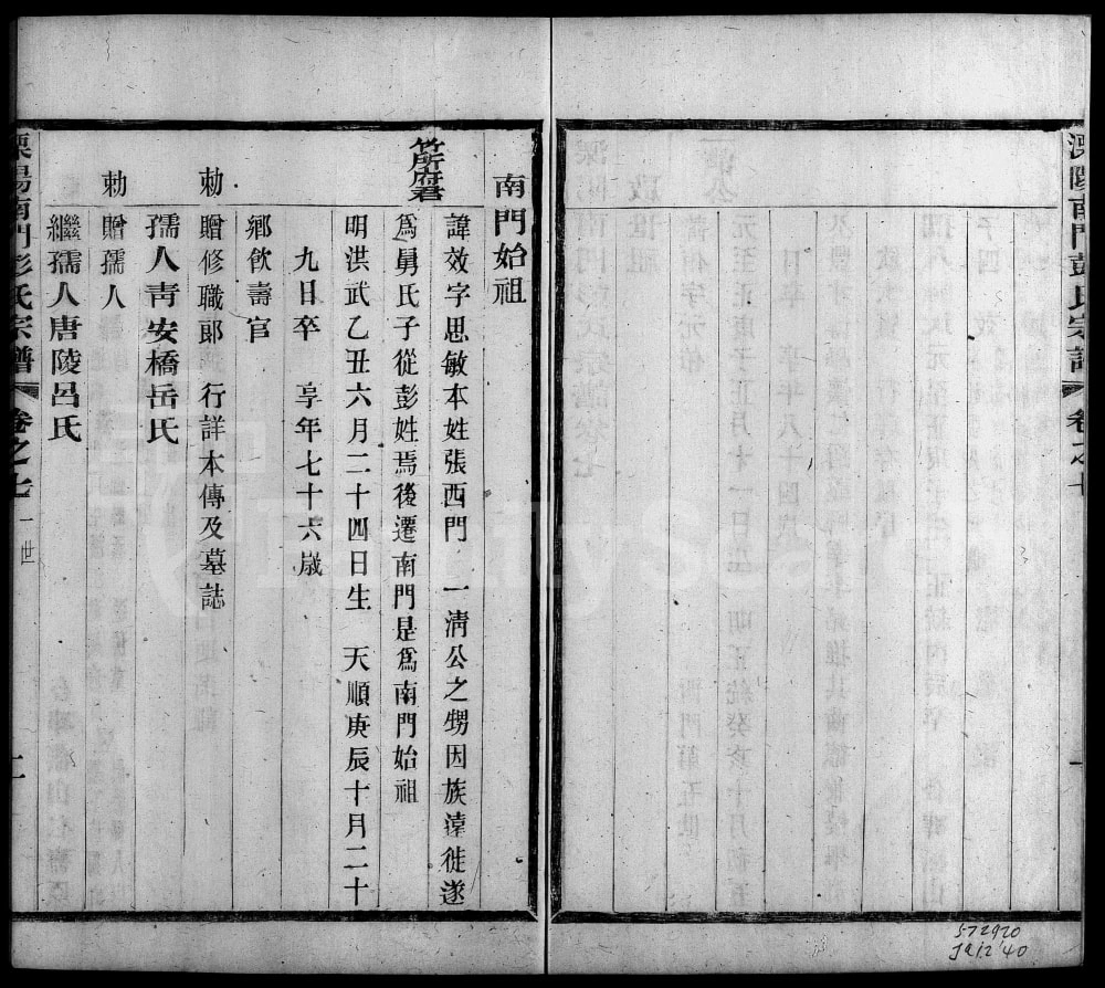 图片[5]-江苏溧阳南门彭氏宗谱电子版PDF下载-中华家谱网