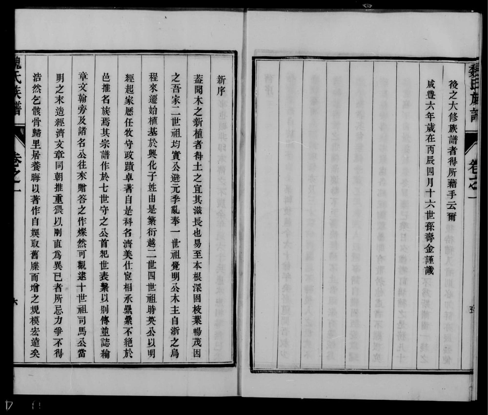 图片[1]-江苏兴化魏氏族谱电子版PDF下载-中华家谱网