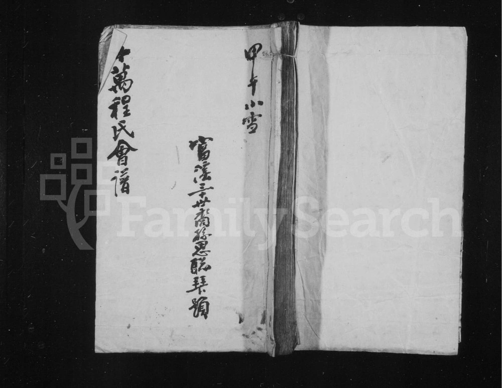 图片[1]-安徽黄山休宁县十万程氏会谱电子版PDF下载-中华家谱网