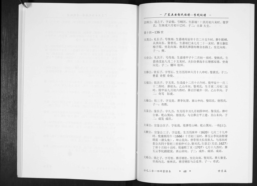 图片[8]-广东揭阳揭西县五云彭氏族谱李坑祠谱电子版PDF下载-中华家谱网