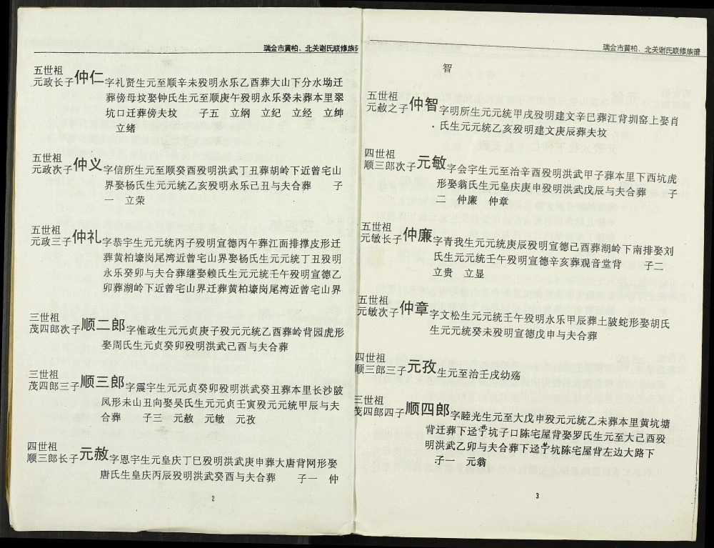 图片[7]-江西瑞金黄柏北关谢氏首届联修族谱电子版PDF下载-中华家谱网