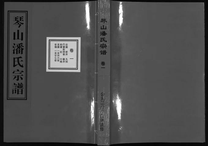 浙江东阳琴山潘氏宗谱电子版PDF下载-中华家谱网