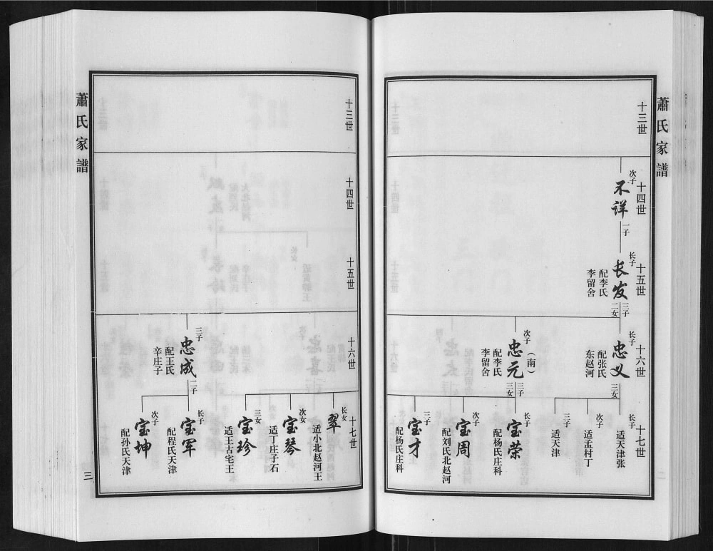 图片[6]-河北沧州孟村县北萧庄子萧(肖)氏家谱电子版PDF下载-中华家谱网