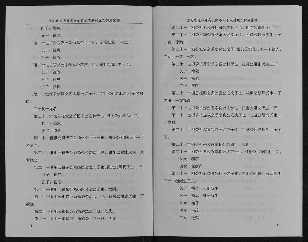 图片[8]-云南玉溪通海县高大乡路南下厂村魏氏宗族家谱电子版PDF下载-中华家谱网