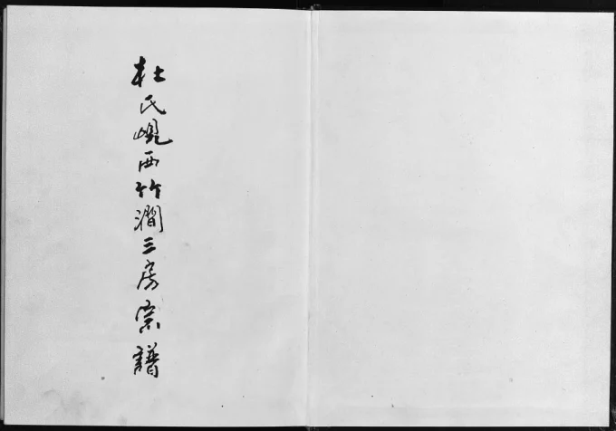 浙江东阳杜氏岘西竹涧三房宗谱电子版PDF下载-中华家谱网