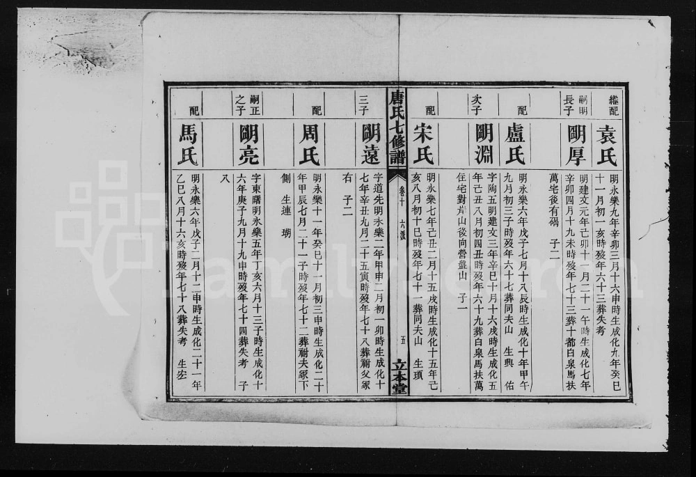 图片[8]-湖南湘潭唐氏七修宗谱（立本堂）电子版PDF下载-中华家谱网