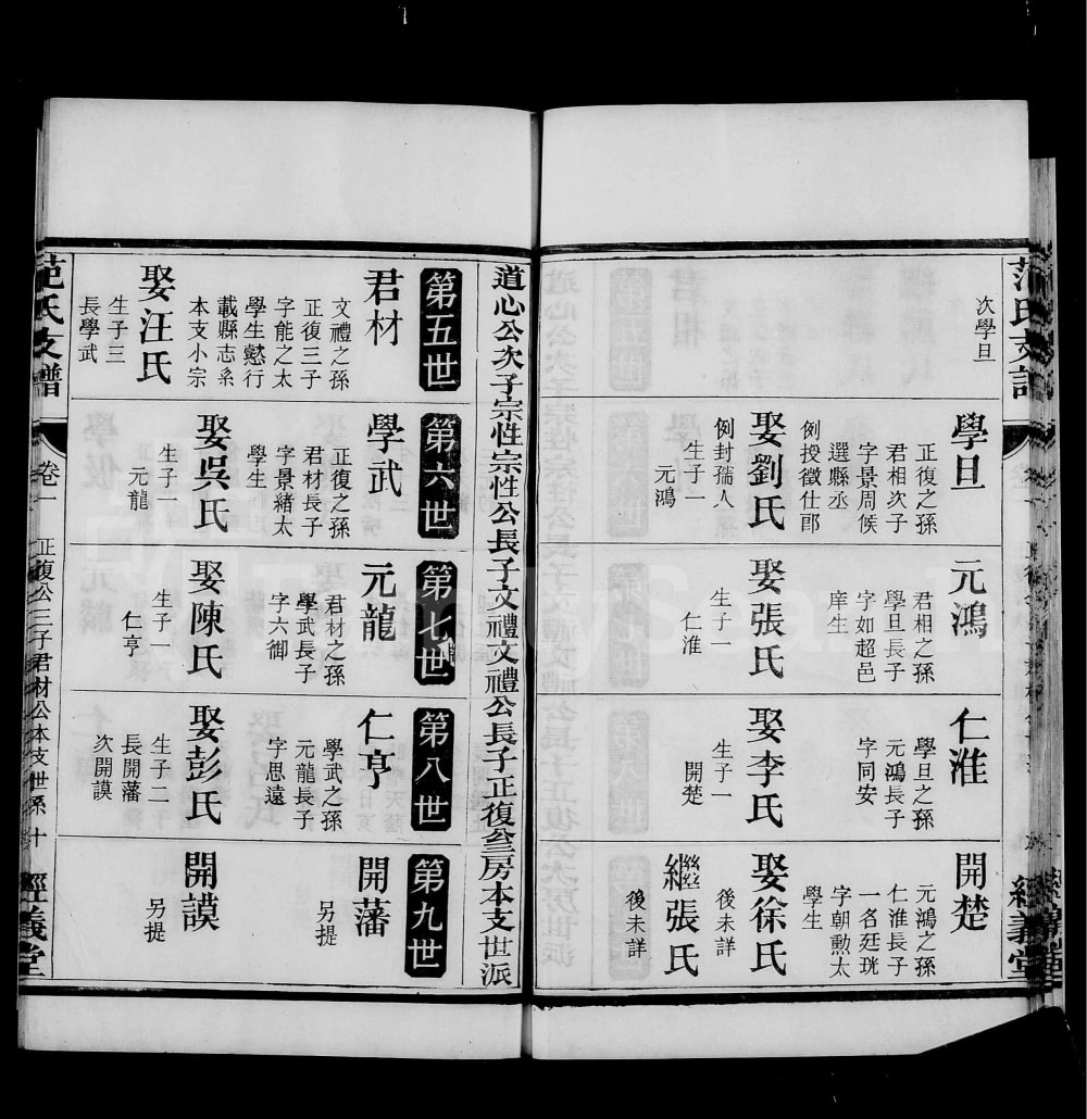 图片[8]-湖南岳阳华容范氏支谱（经义堂）电子版PDF下载-中华家谱网