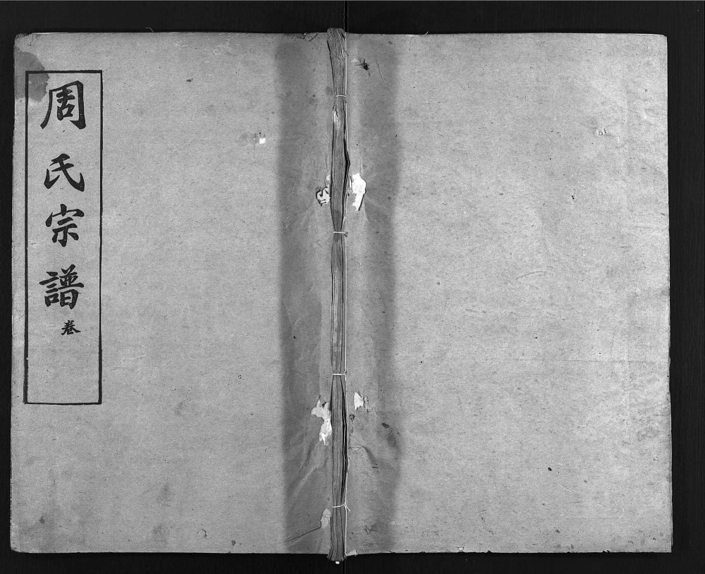 图片[1]-湖北麻城盐田河周氏宗谱（爱莲堂）电子版PDF下载-中华家谱网