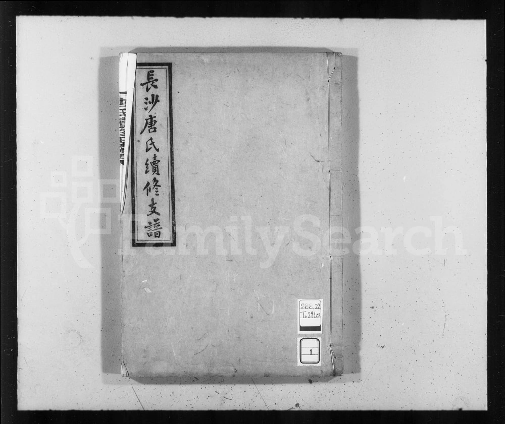 图片[1]-湖南长沙唐氏续修支谱（桐封堂）电子版PDF下载-中华家谱网