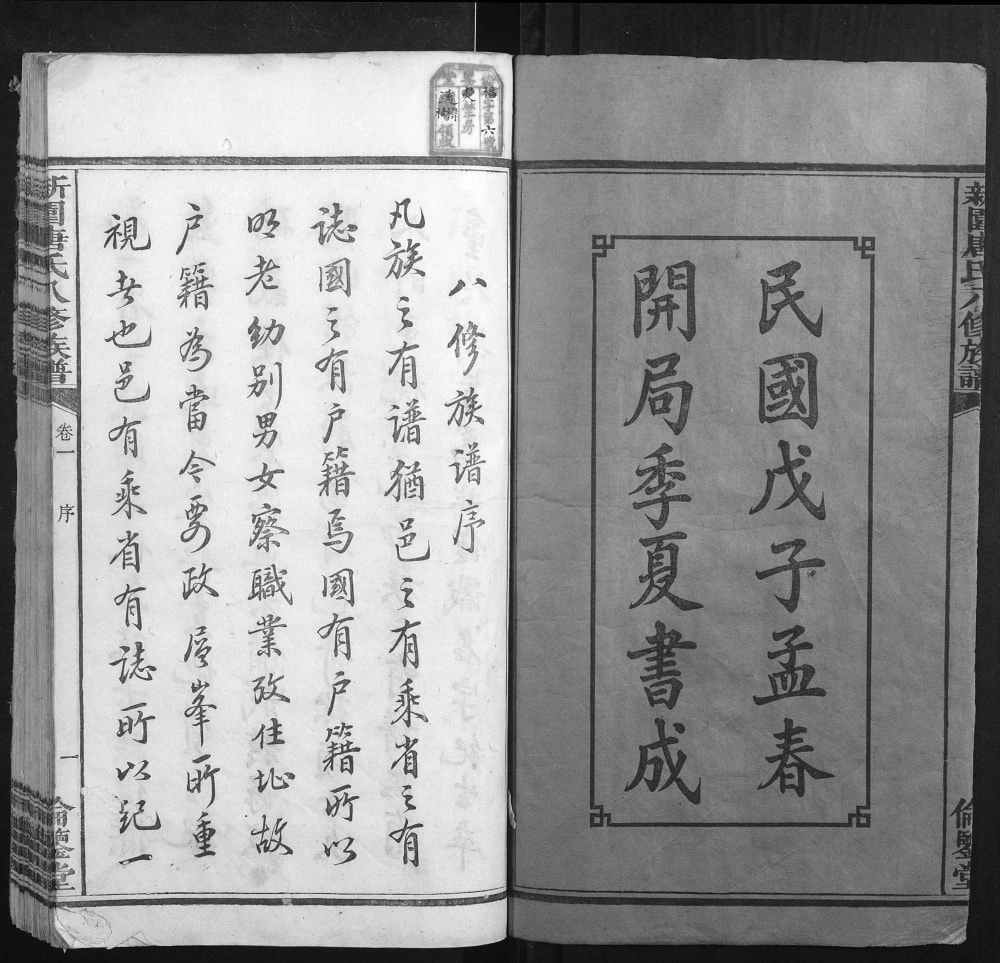 图片[2]-湖南湘乡新园唐氏八修族谱（伦鉴堂）电子版PDF下载-中华家谱网