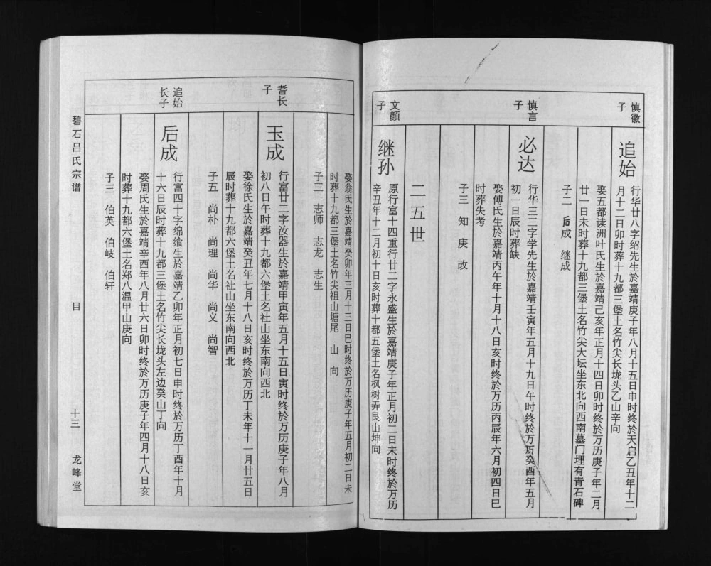 图片[8]-江西上饶广丰区碧石吕氏宗谱（龙峰堂）电子版PDF下载-中华家谱网