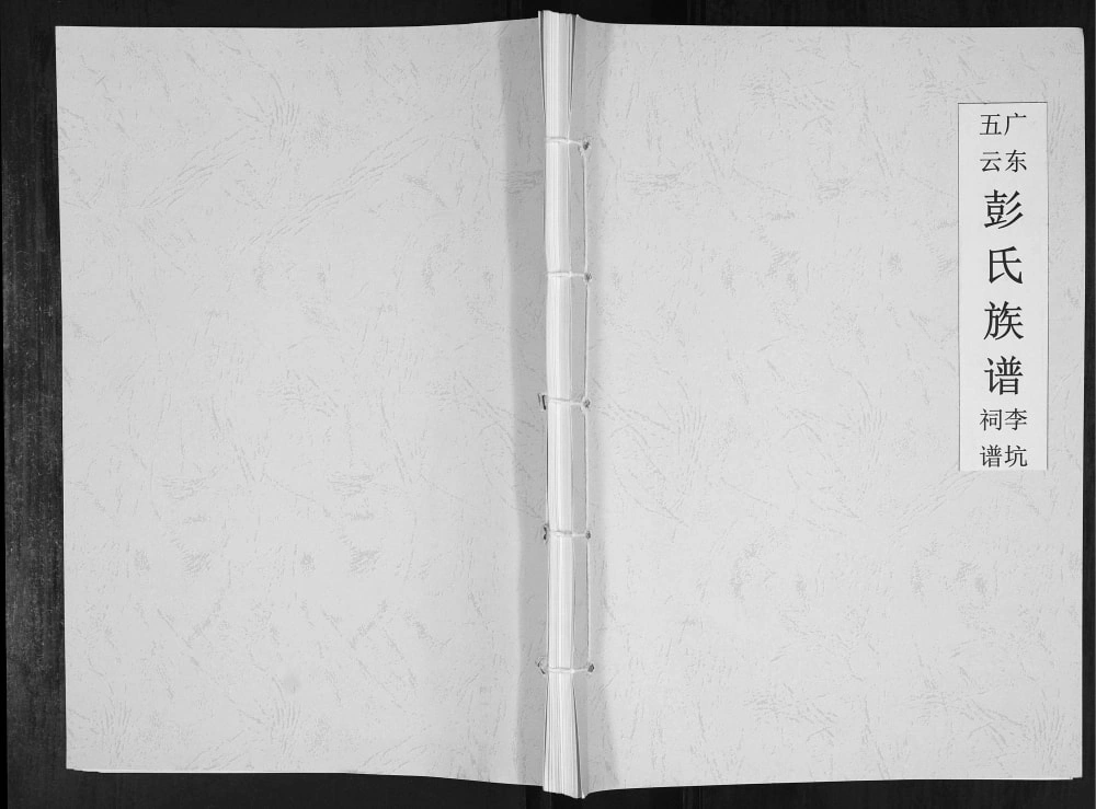 图片[1]-广东揭阳揭西县五云彭氏族谱李坑祠谱电子版PDF下载-中华家谱网