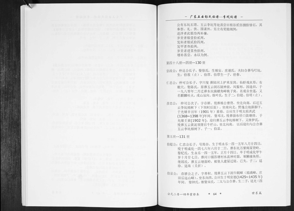 图片[4]-广东揭阳揭西县五云彭氏族谱李坑祠谱电子版PDF下载-中华家谱网