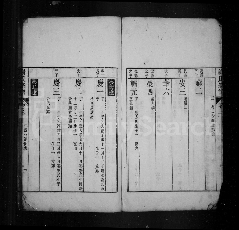 图片[6]-安徽宣城旌德谢氏宗谱电子版PDF下载-中华家谱网