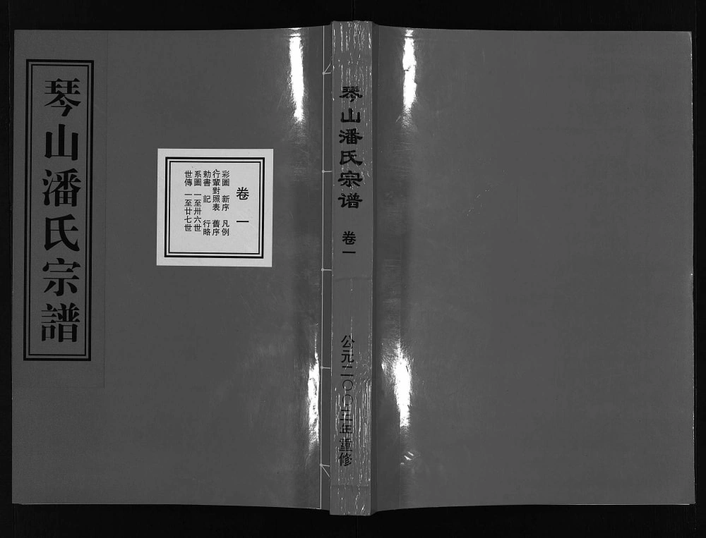 图片[1]-浙江东阳琴山潘氏宗谱电子版PDF下载-中华家谱网