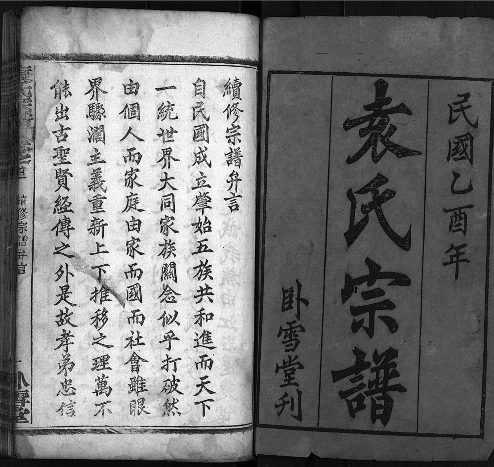 图片[2]-湖北武汉新洲袁氏宗谱（卧雪堂）电子版PDF下载-中华家谱网