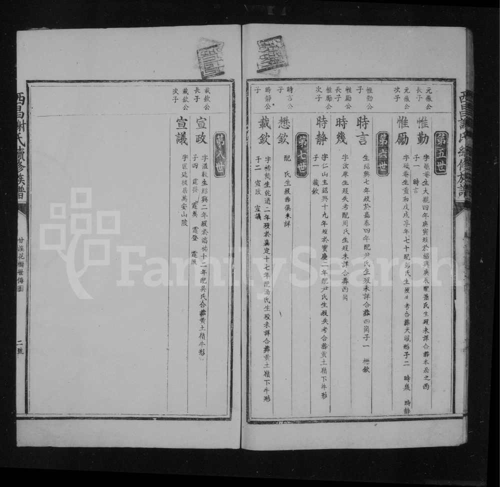 图片[4]-江西吉安泰和县西昌谢氏续修族谱电子版PDF下载-中华家谱网