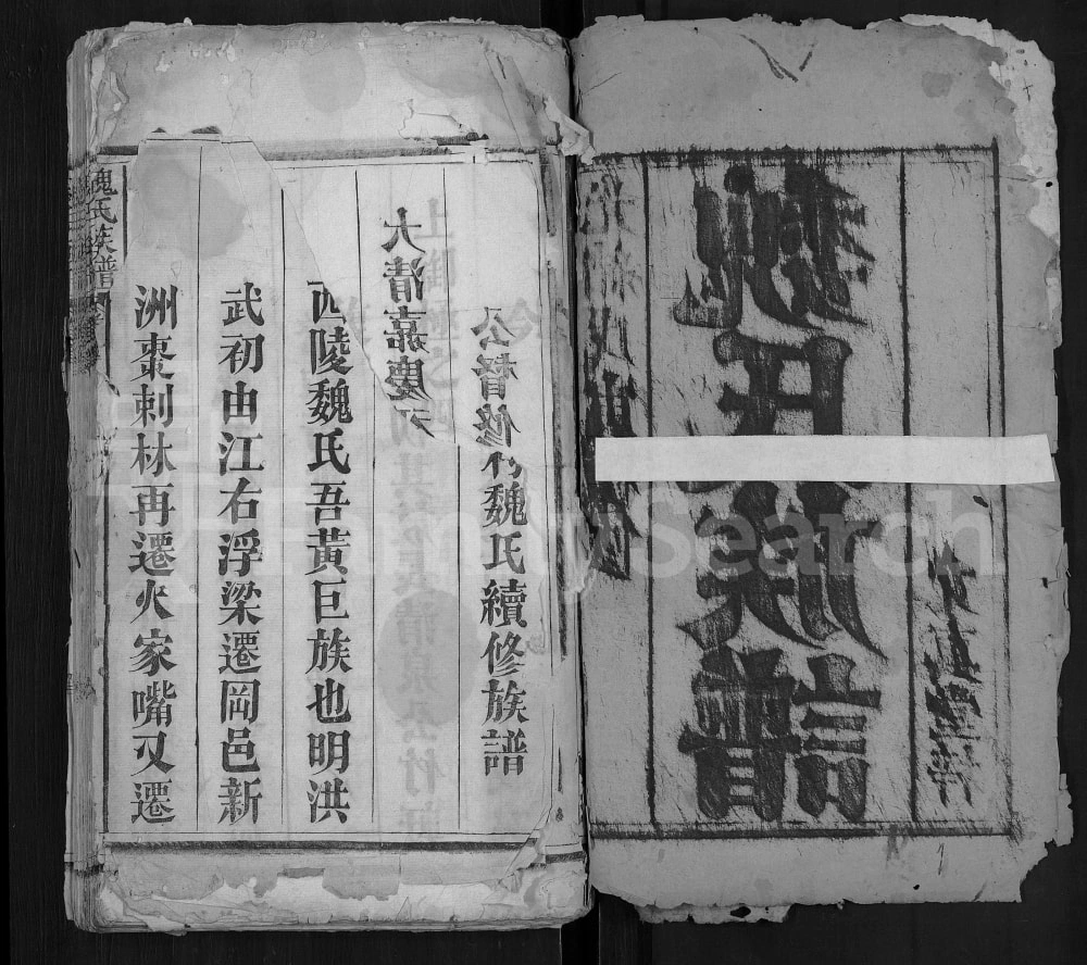 图片[2]-湖北武汉新洲区魏氏族谱（文真堂）电子版PDF下载-中华家谱网