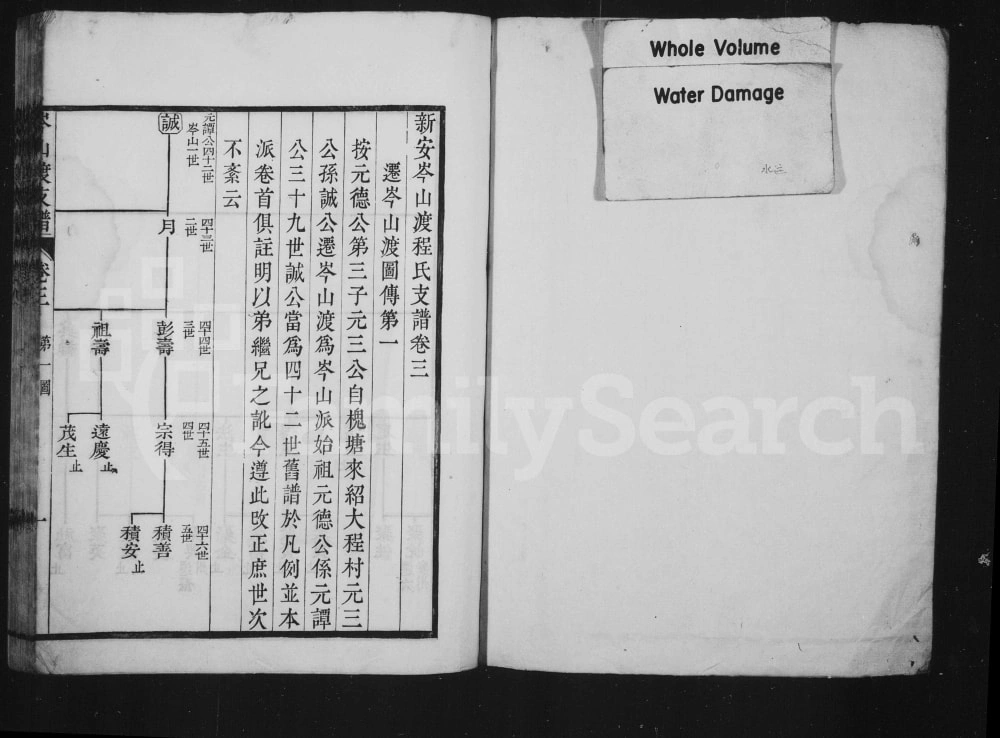 图片[3]-安徽黄山歙县新安岑山渡程氏支谱电子版PDF下载-中华家谱网