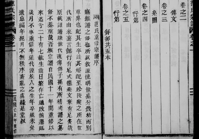 浙江丽水缙云县五云范氏宗谱电子版PDF下载-中华家谱网