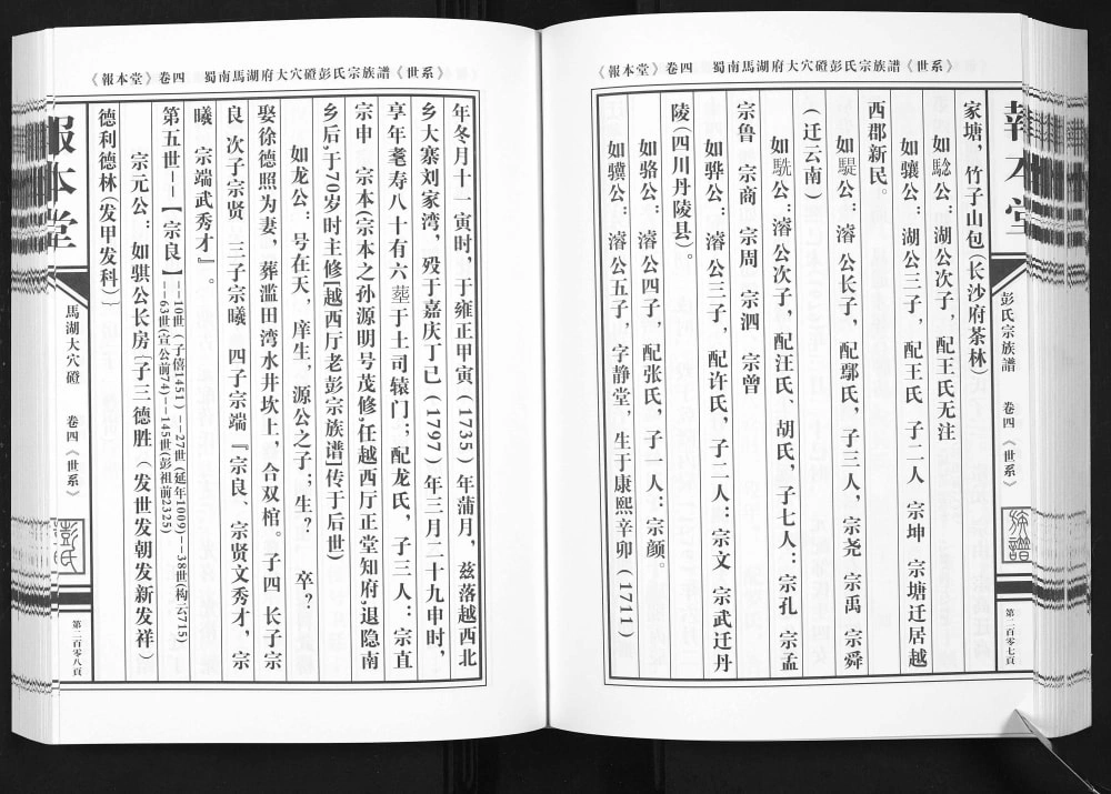 图片[8]-四川宜宾屏山县蜀南马湖府大穴磴彭氏宗族谱（报本堂）电子版PDF下载-中华家谱网