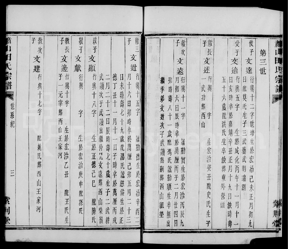 图片[6]-浙江杭州萧山道源田氏宗谱（紫荆堂）电子版PDF下载-中华家谱网