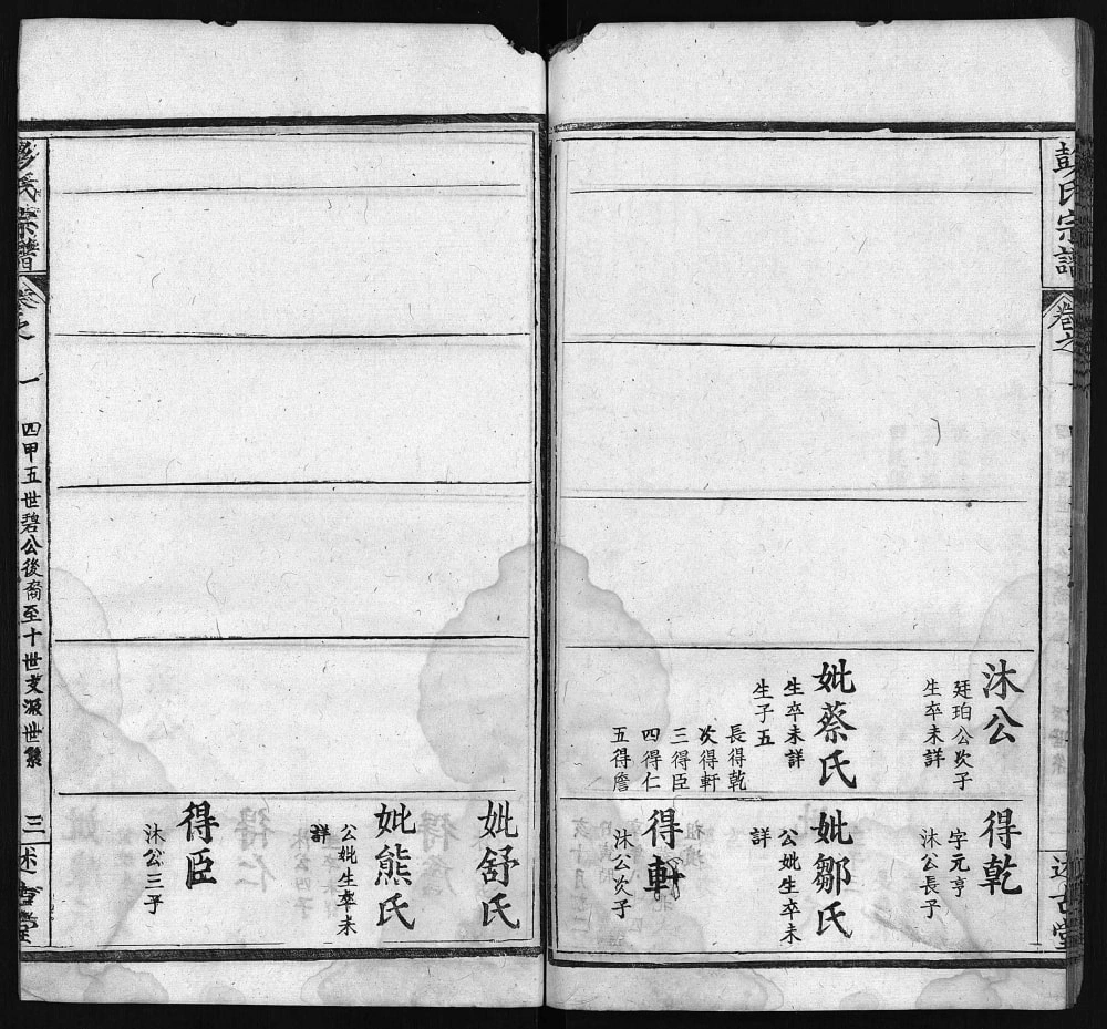 图片[8]-湖北黄冈彭氏四甲宗谱（述古堂）电子版PDF下载-中华家谱网