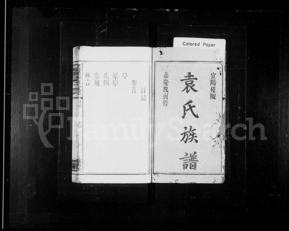 图片[1]-江西宜春宜阳楼陬袁氏族谱（汝南堂）电子版PDF下载-中华家谱网