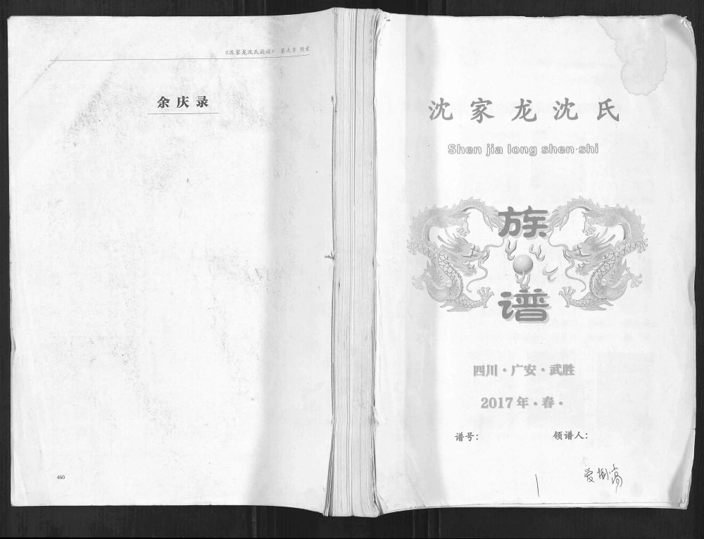 图片[1]-四川广安武胜县沈家龙沈氏族谱（善德堂）电子版PDF下载-中华家谱网