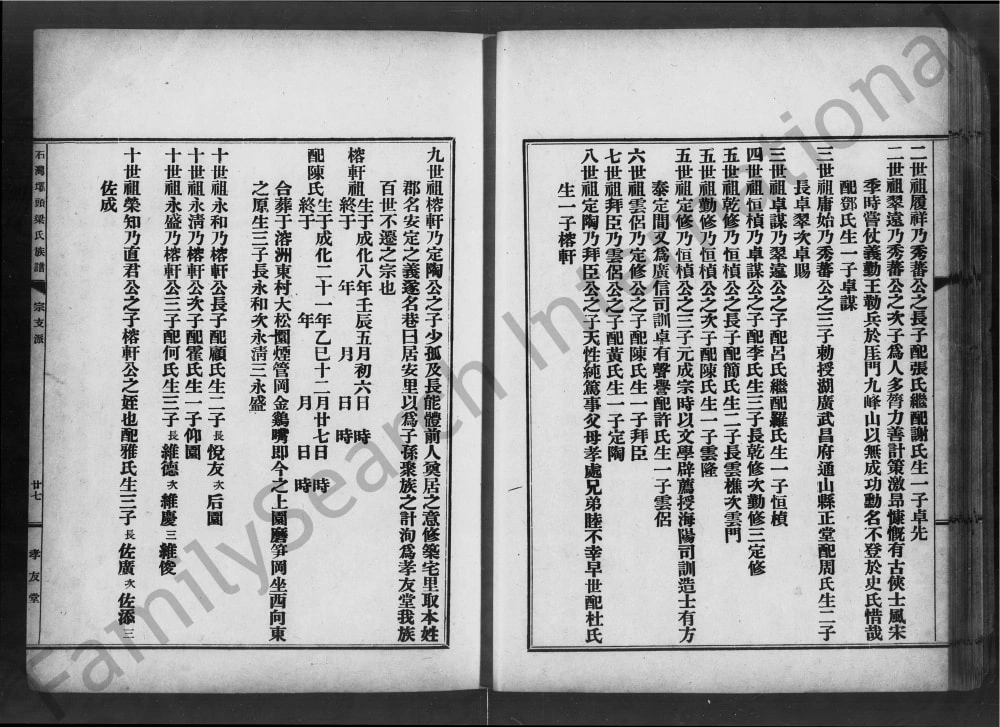 图片[8]-广东佛山南海石湾坝头梁氏族谱（孝友堂）电子版PDF下载-中华家谱网