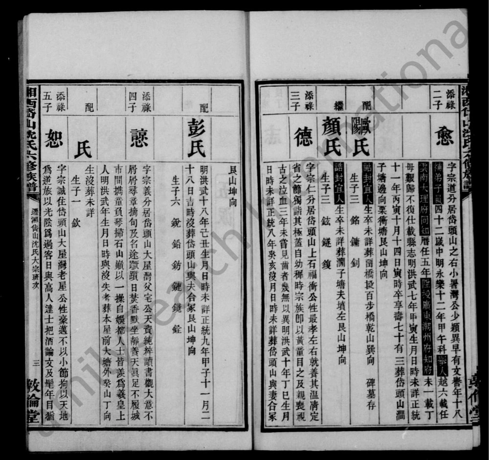 图片[8]-湖南湘乡湘西岱山沈氏六修族谱（敦伦堂）电子版PDF下载-中华家谱网