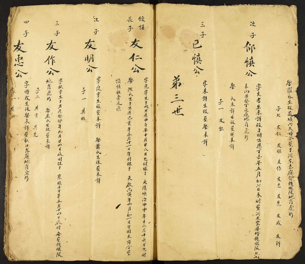 图片[2]-江西赣州宁都高平范氏少直祖位下分支世传抄谱电子版PDF下载-中华家谱网