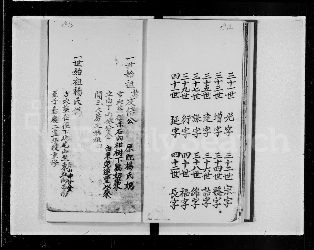 图片[8]-广东汕尾海丰县冯氏宗祖二世二房族谱（始平堂）电子版PDF下载-中华家谱网