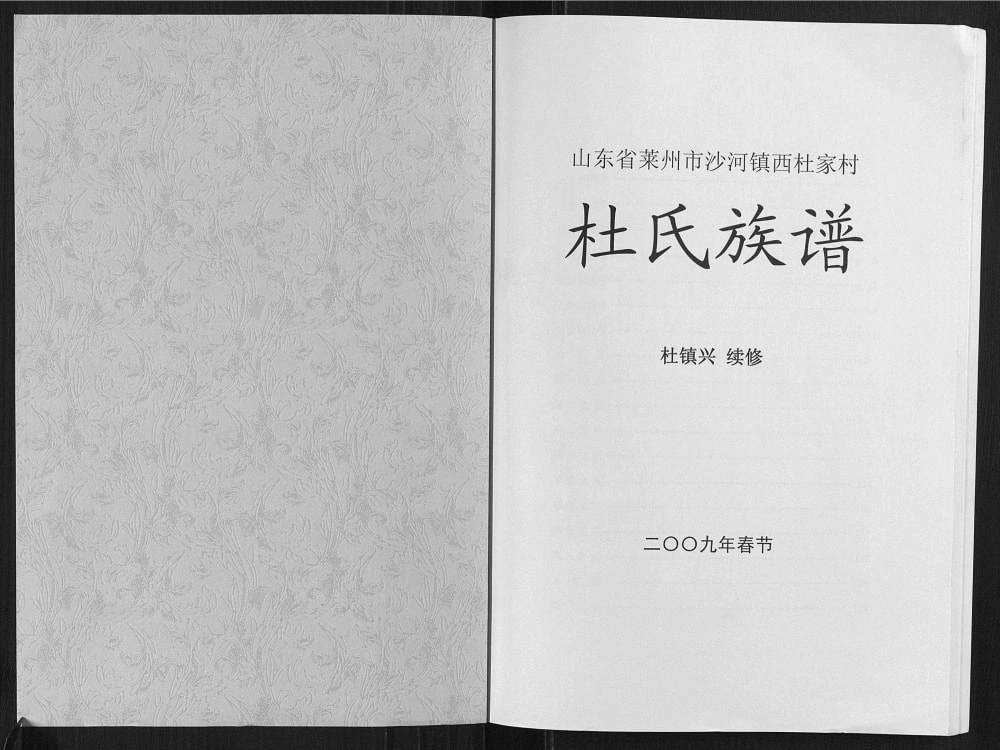 图片[2]-山东莱州沙河镇西杜家村杜氏族谱电子版PDF下载-中华家谱网