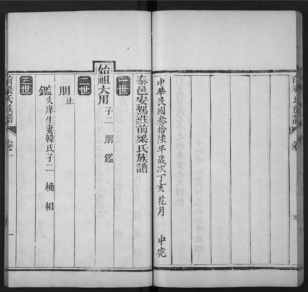 图片[5]-山东肥城梁氏族谱电子版PDF下载-中华家谱网