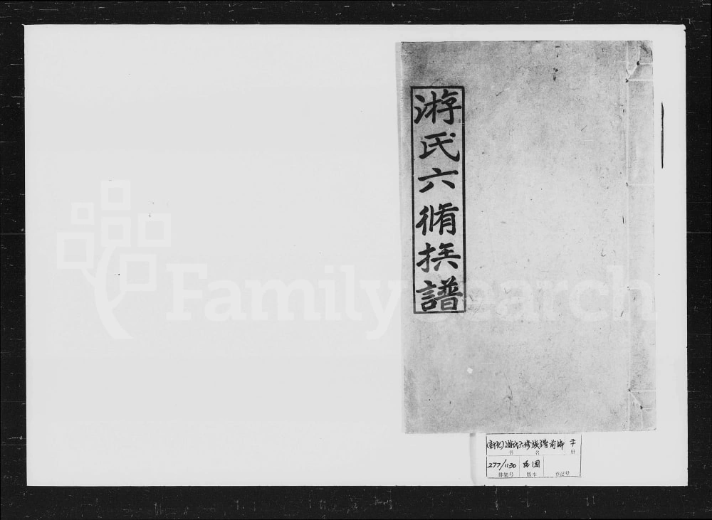 图片[1]-湖南娄底新化县游氏六修族谱电子版PDF下载-中华家谱网