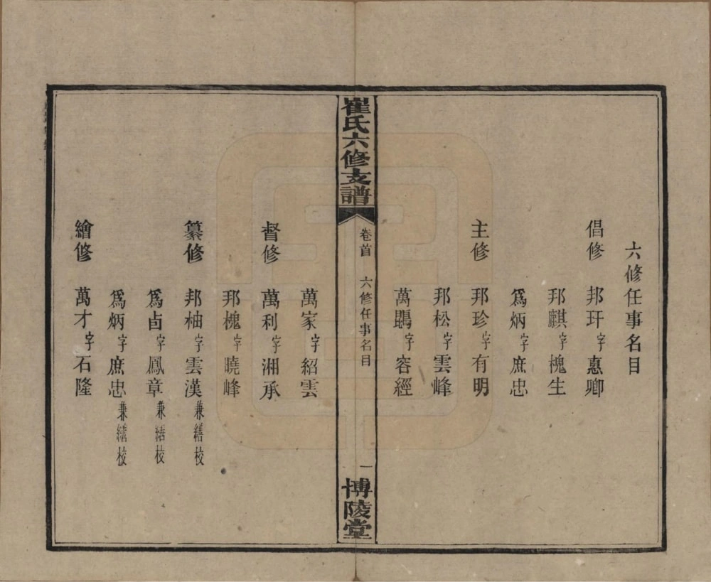 图片[5]-湖南长沙宁乡县崔氏六修支谱（博陵堂）电子版PDF下载-中华家谱网