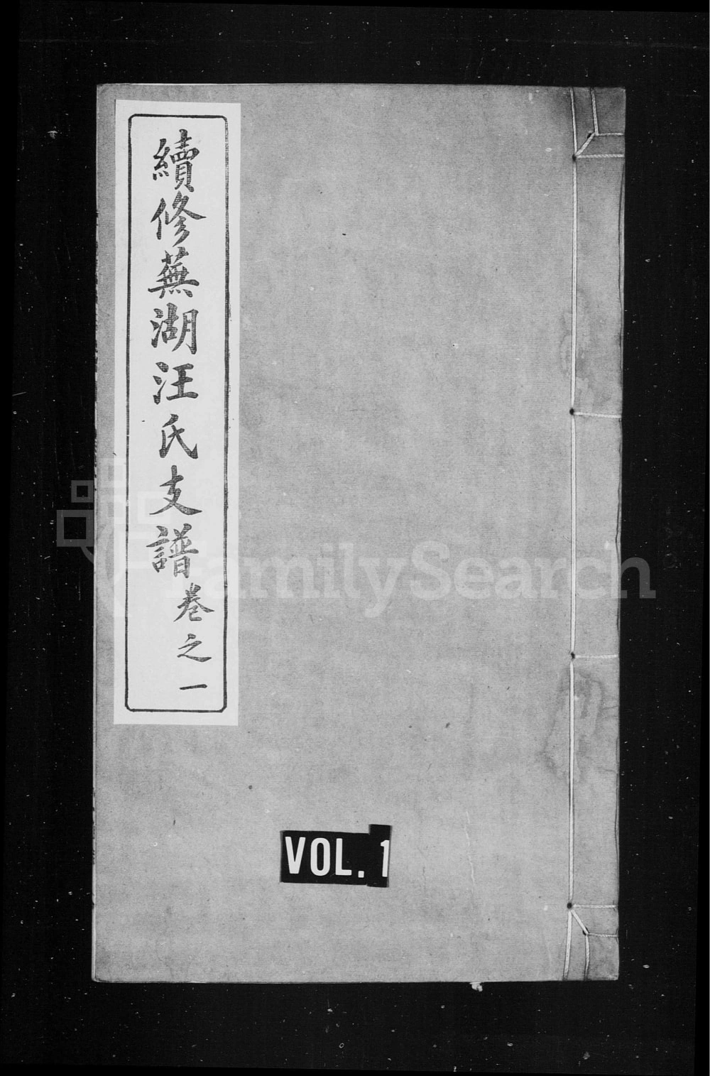 图片[1]-安徽芜湖续修汪氏支谱（心谊祠）电子版PDF下载-中华家谱网