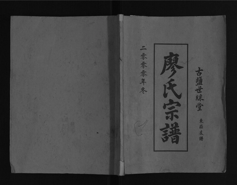 图片[1]-江苏盐城廖氏宗谱东庄支谱（世彩堂）电子版PDF下载-中华家谱网