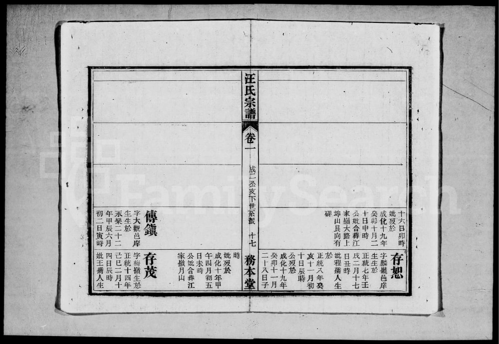 图片[8]-安徽安庆怀宁汪氏宗谱（务本堂）电子版PDF下载-中华家谱网