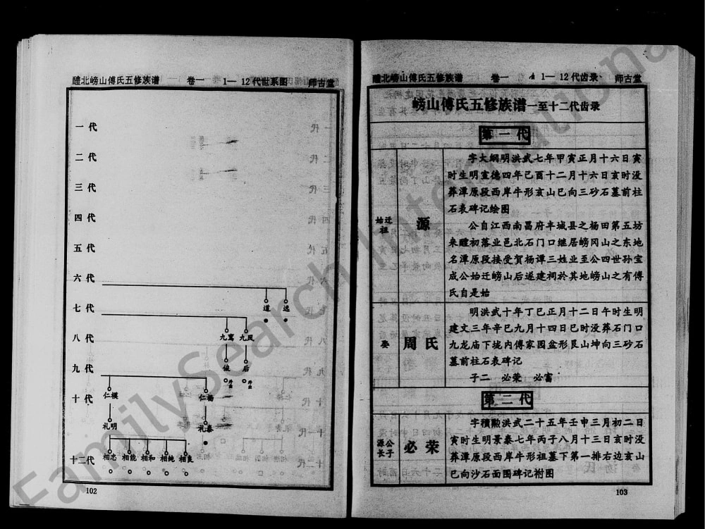 图片[5]-湖南醴陵醴水嵭山傅氏五修族谱（师古堂）电子版PDF下载-中华家谱网