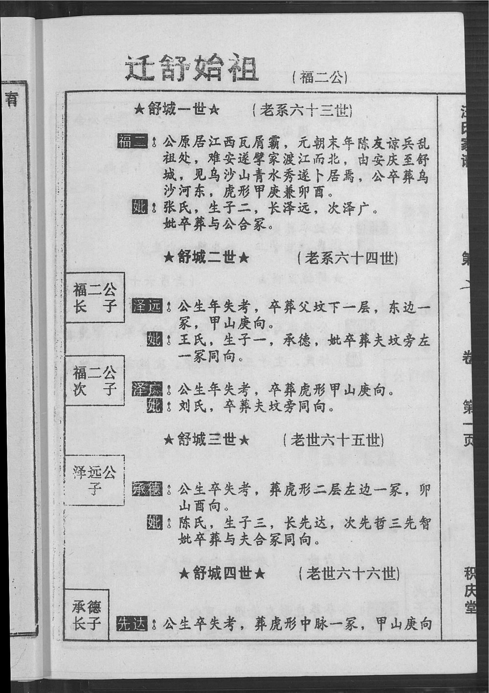 图片[5]-安徽六安舒城县皖舒乌沙汪氏家谱（积庆堂）电子版PDF下载-中华家谱网