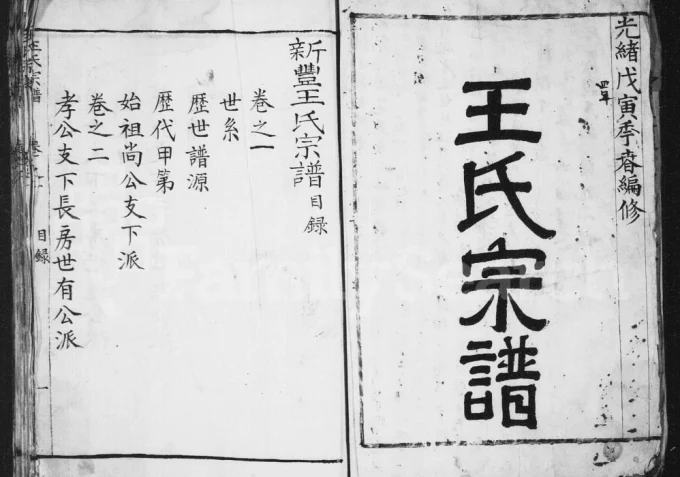 安徽桐城新丰王氏宗谱电子版PDF下载-中华家谱网